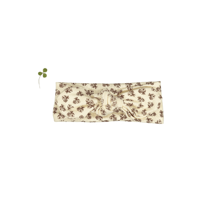 The Printed Headband  -  Neutral Floral