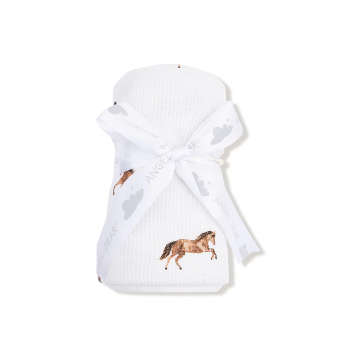 Mini Horses Waffle Swaddle