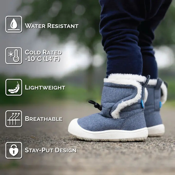 Black Baby Winter Boots