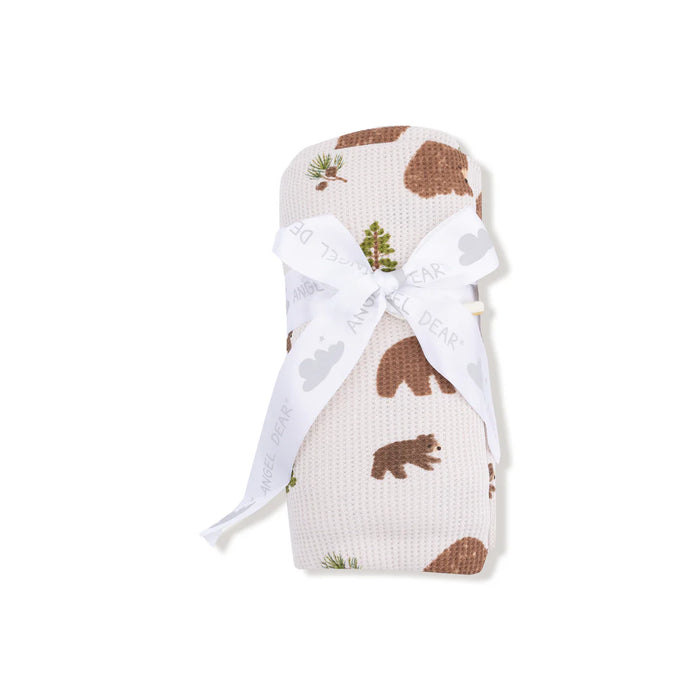 Sweet Brown Bears Waffle Swaddle