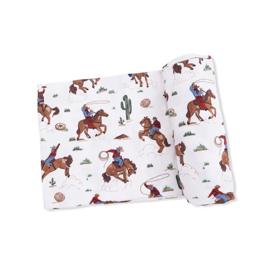 Buckaroo Western Bamboo Swaddle
