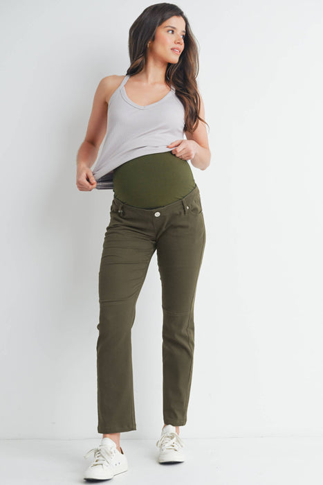 Straight Leg Maternity Over the Belly Pants
