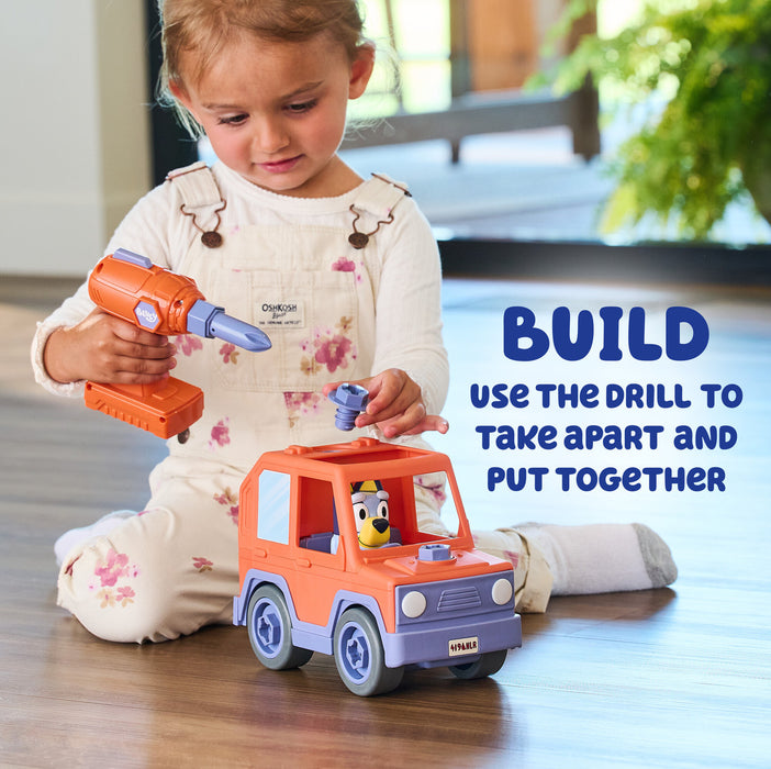 Bluey Build-A-Buddy™ Motorized Car with Drill