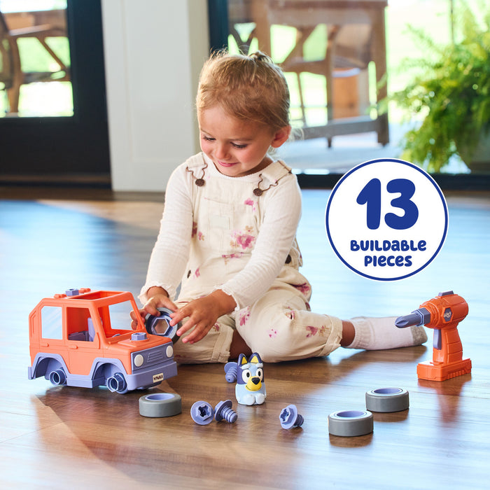 Bluey Build-A-Buddy™ Motorized Car with Drill