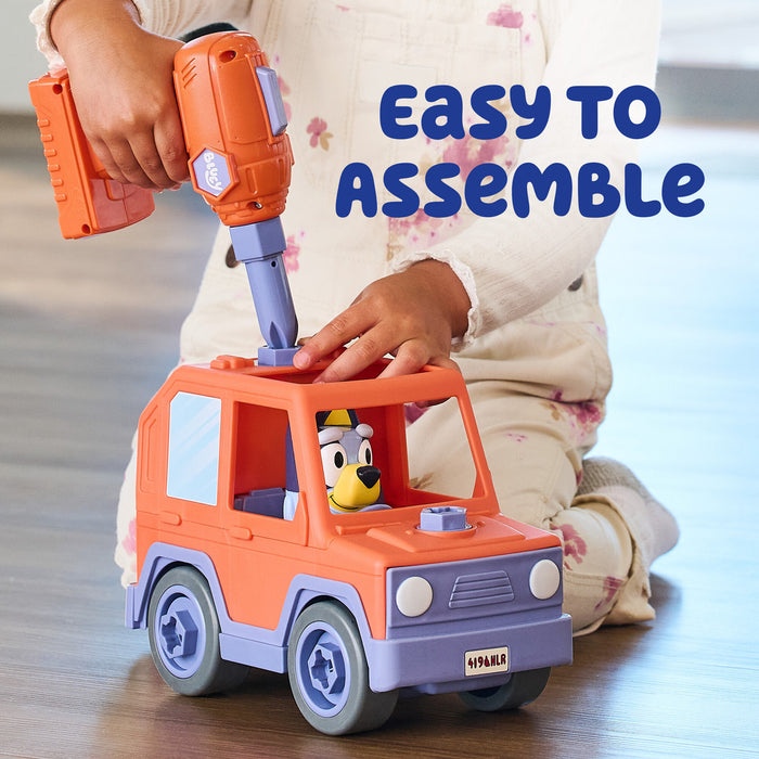 Bluey Build-A-Buddy™ Motorized Car with Drill