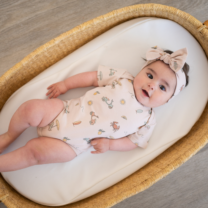 Summer Vibes Organic Cotton Short Sleeve Bodysuit