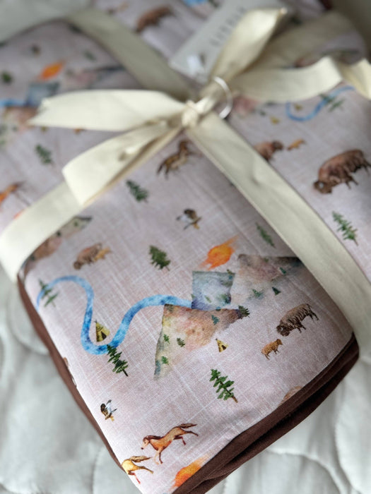 Prairie Run - Mini Quilted Blanket