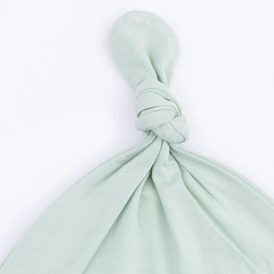 Cameo Green Knotted Gown and Hat