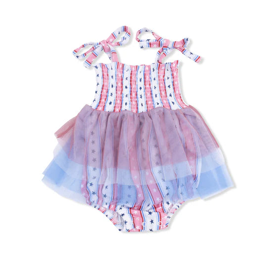 Stars and Stripes Tutu Bubble Romper