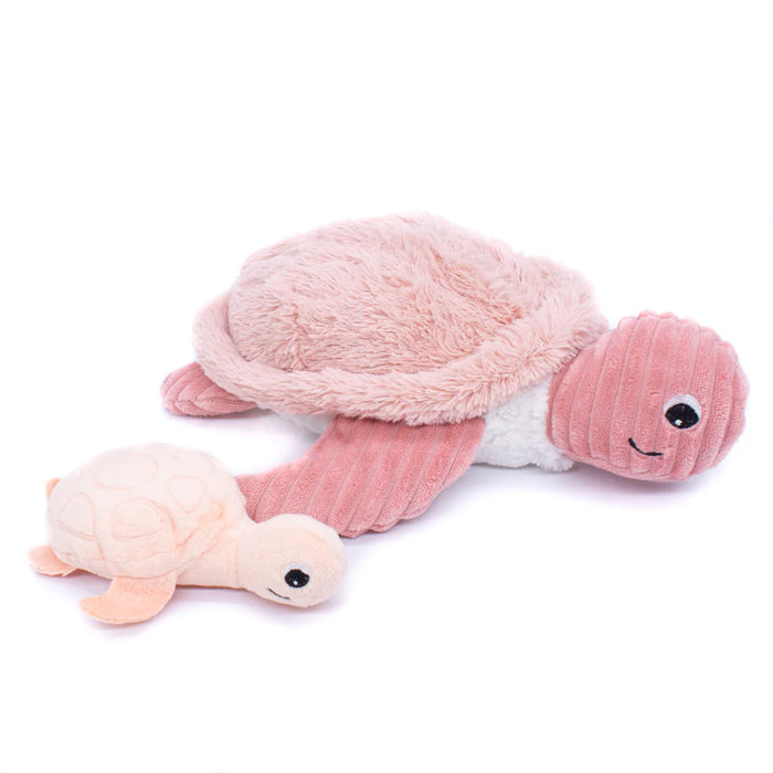 Pink Turtle Mama with Baby