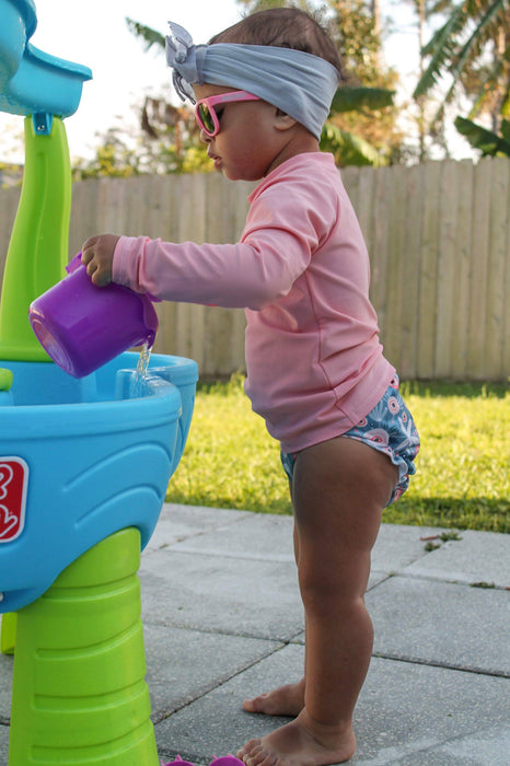 Boho Floral Cheeky Cloth One Size Reusable Swim Diaper