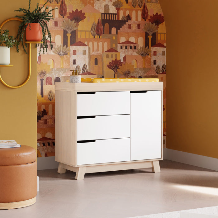 Babyletto Hudson 3-Drawer Changer Dresser with Removable Changing Tray - Nature Baby Outfitter