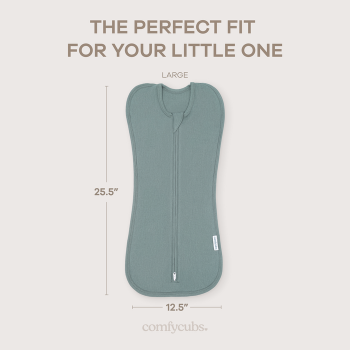 Easy Zipper Swaddle Blankets in Nomadic Blue, Azul