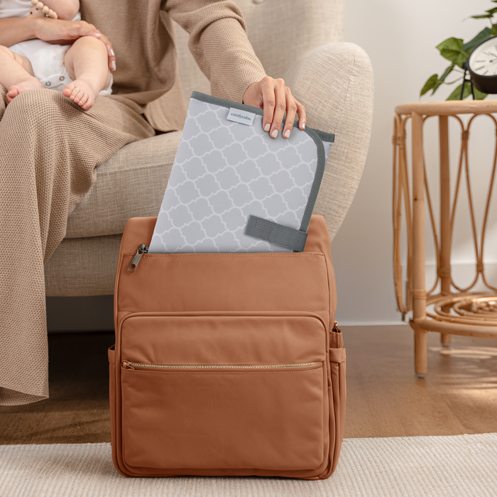 Compact Changing Pad in Grey Pattern