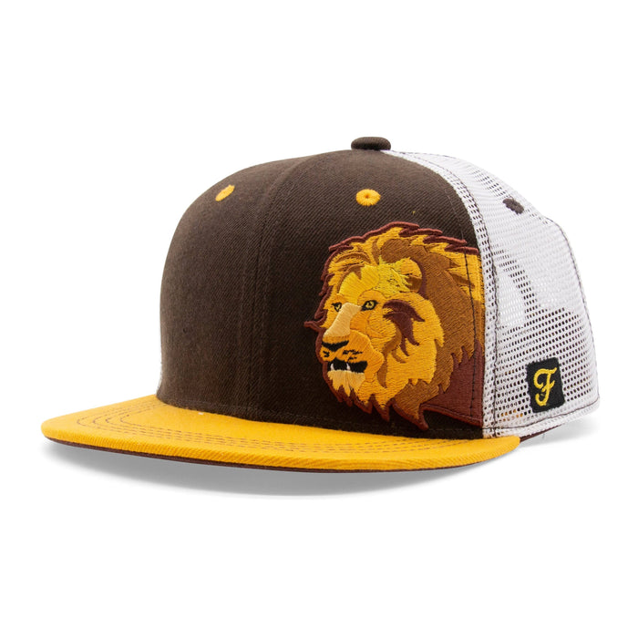 Kids Lion Flat Bill Hat