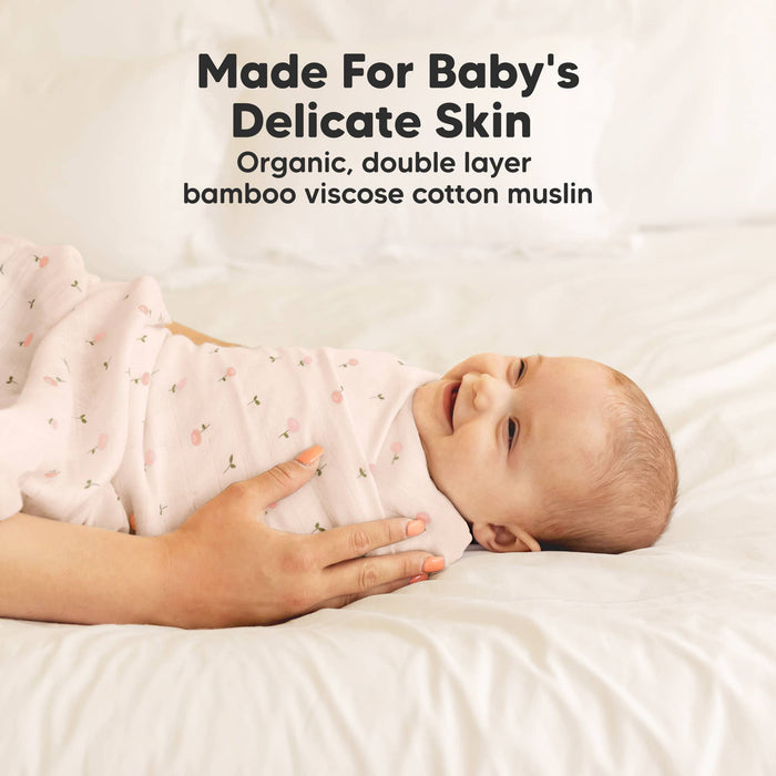 KeaBabies Lumi Muslin Swaddle Blankets