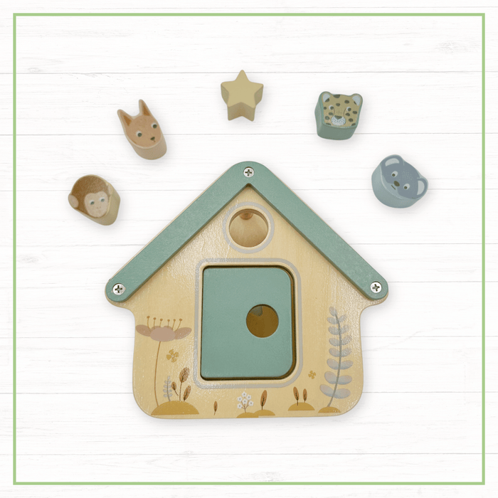 Wooden Shape Sorter - Classic Montessori Learning Toy Ages 1-3