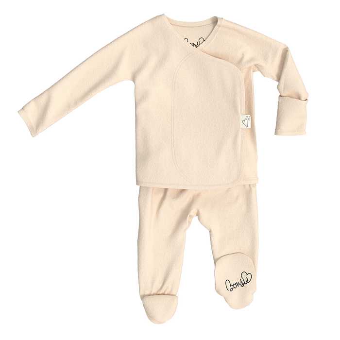 Oat Bamboo Footie Pajamas