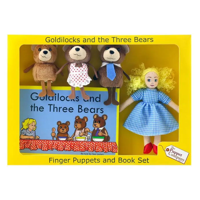 Goldilocks & the Three Bears Finger Puppets Set