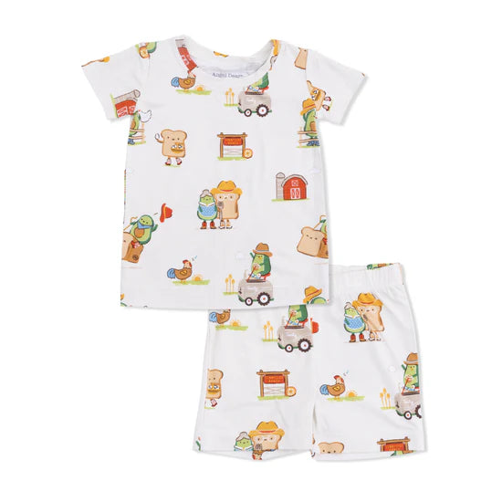 Avocado Toast Short Loungewear 2 Piece Set