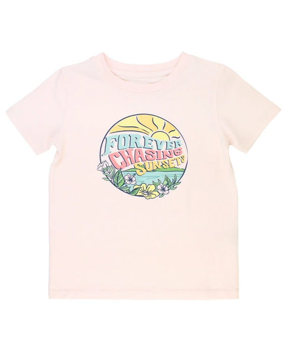 Pale Pink 'Chasing Sunsets' Graphic Tee
