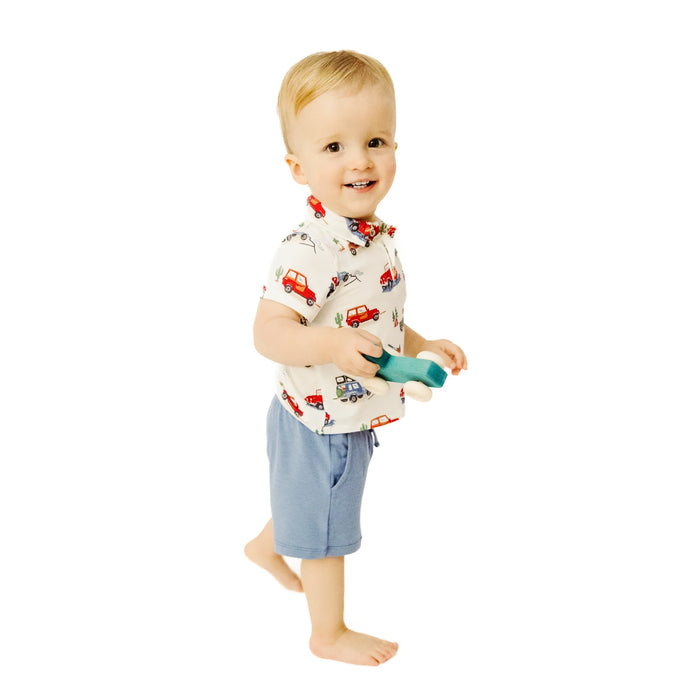 Off Road Adventures Polo Shirt & Shorts Outfit