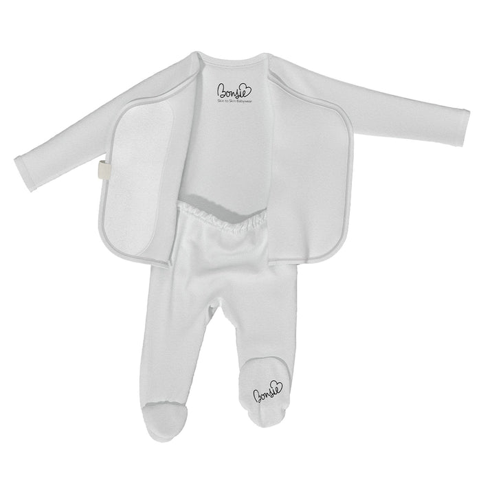 Milk Bamboo Footie Pajamas