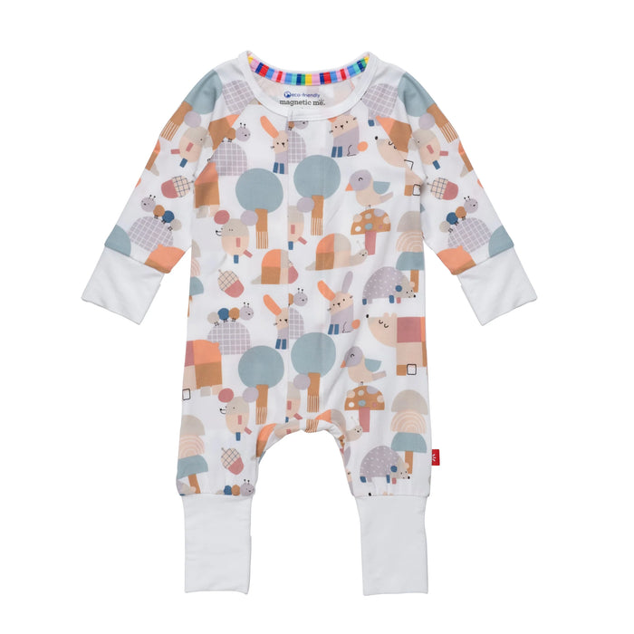 Willow Grove Modal Magnetic Grow with Me Convertible Romper/Sleeper