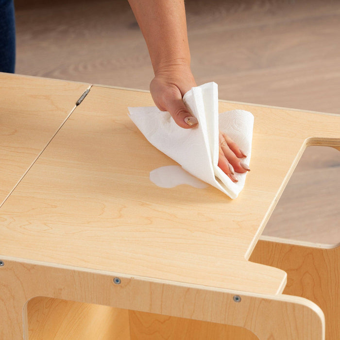 Convertible Toddler Tower - 4-in-1 Montessori Step Stool & Desk