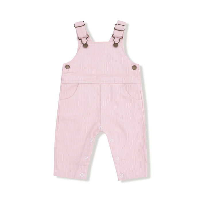 Veiled Pink Corduroy Classic Overalls
