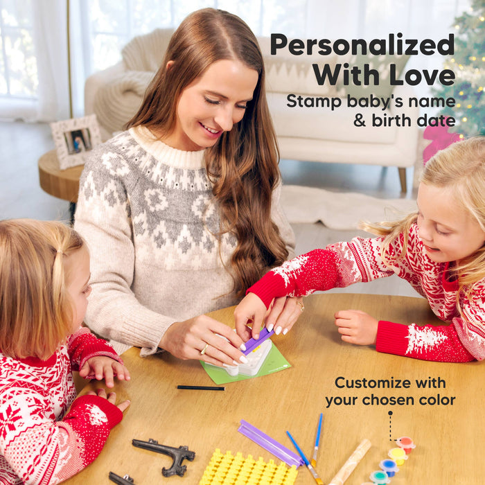 Trove Baby Hand & Footprint Ornament Keepsake, Paw Print Kit - Nature Baby Outfitter