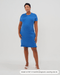 Short Sleeve Knit Maternity Dress with Playful Hem Detail - Nature Baby Outfitter