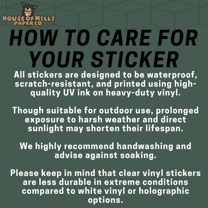 Not a Hugger Cactus Sticker: Funny Waterproof Vinyl Decal