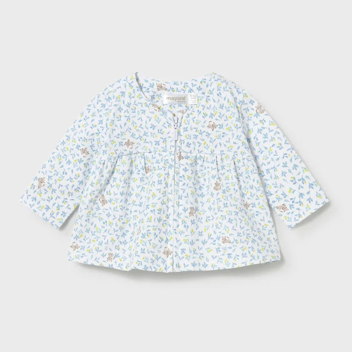 Blue Floral 3-Piece Trouser Set
