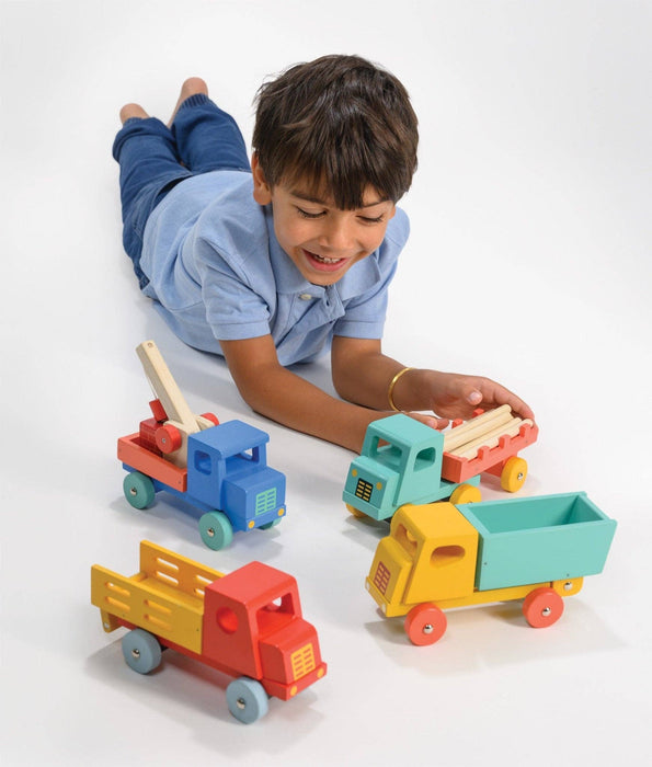 Teal Timber Truck