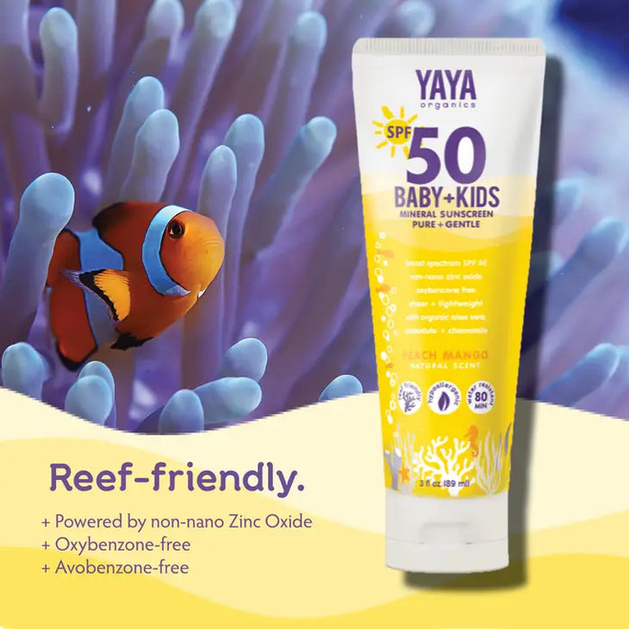 Baby + Kids Spf 50 Pure & Gentle Mineral Sunscreen