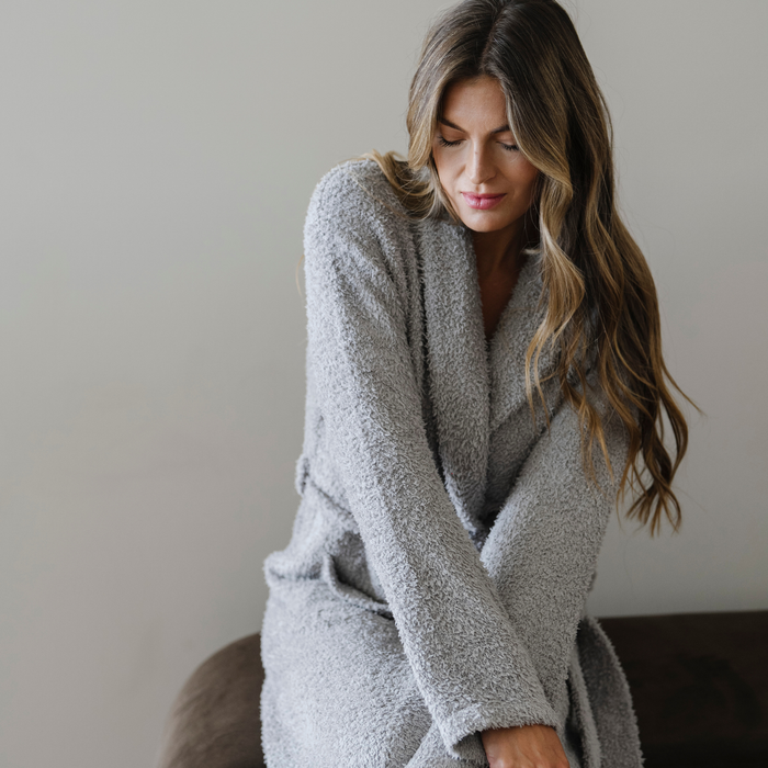 Gray Cozy Bamboni Robe - Nature Baby Outfitter