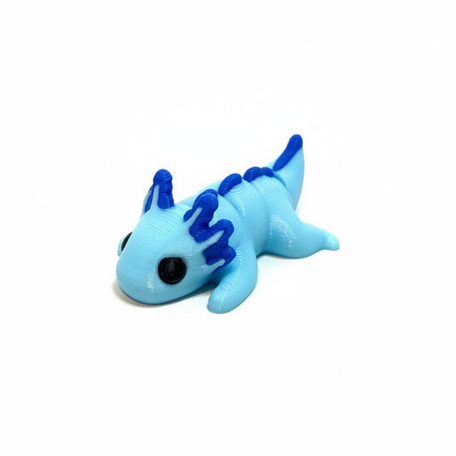 Axolotl (Blue) • Mini 3D Printed Articulated Animal • Flexi Animals [#29] - Nature Baby Outfitter