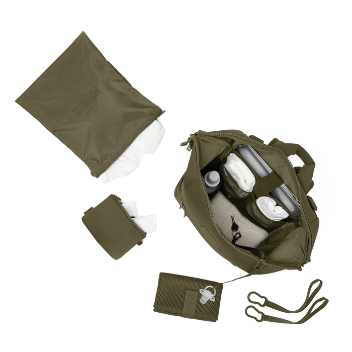 Dark Moss Indi Large Diaper Backpack