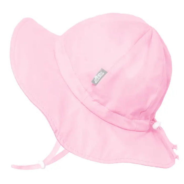 Pink Cotton Floppy Sun Hat