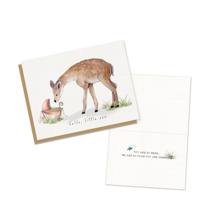 Deer Little One | Baby Shower | Baby | Congratulations Card