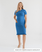 Short Sleeve Knit Maternity Dress with Playful Hem Detail - Nature Baby Outfitter
