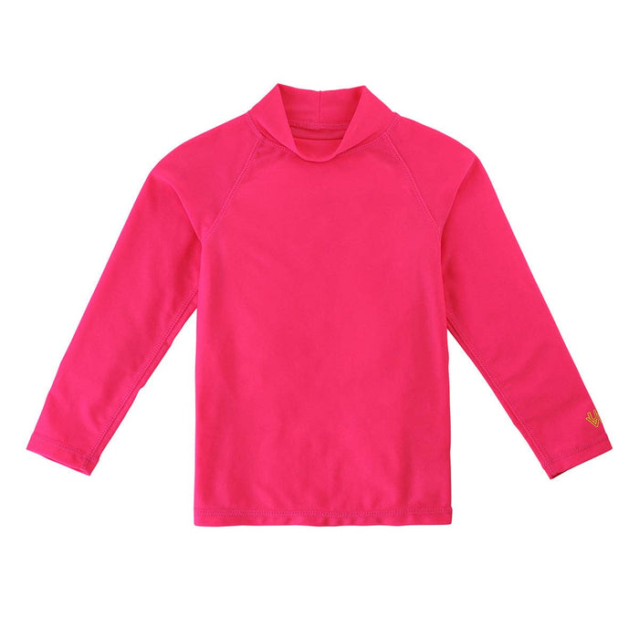 Neon Pink Long Sleeve Sun & Swim Shirt