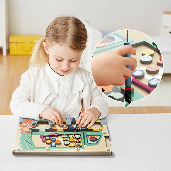 Waste Sorter Magnetic Maze Board