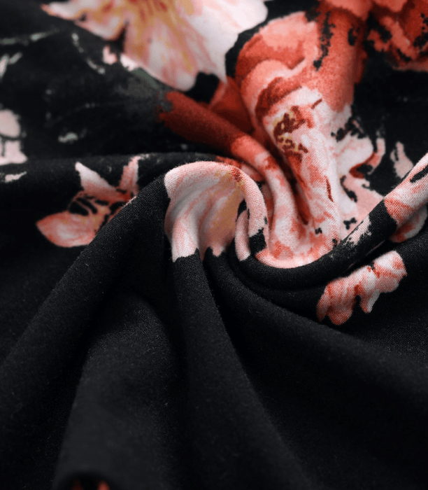 Black Maternity Pajama Set 3-in-1 Bump and Nursing Friendly