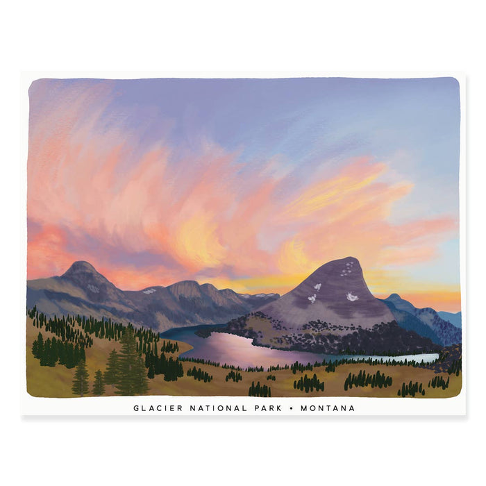 Glacier National Park Art Print
