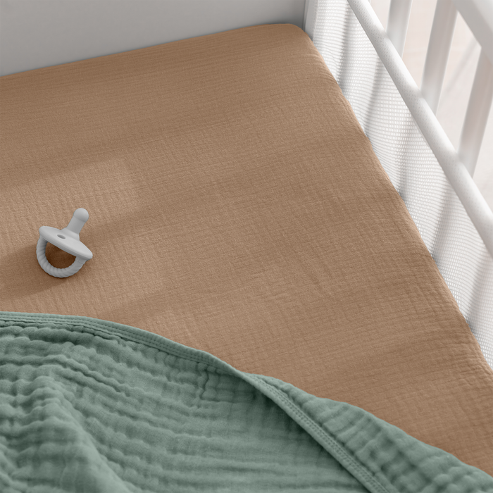 Muslin Cotton Bassinet Sheets, 1 Pack