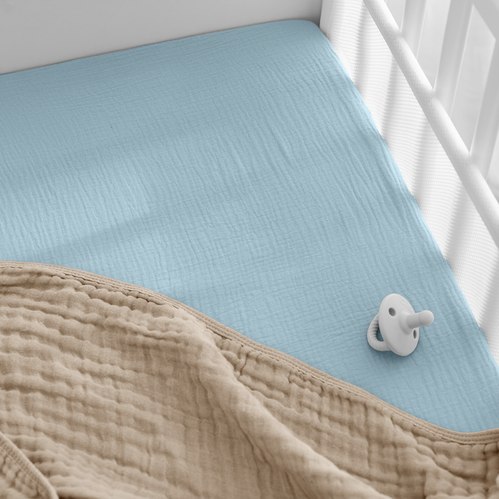 Muslin Cotton Bassinet Sheets, 1 Pack