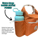 Thermal Tote with Bottle Pocket | easy carry-all bag, clip handle for convenient attachment - Nature Baby Outfitter
