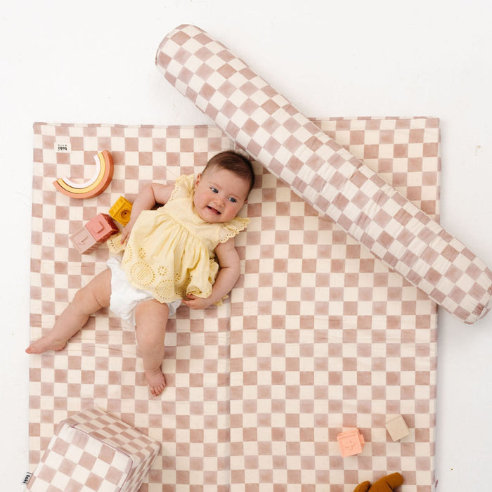 Checker Gumdrop Support Pillow